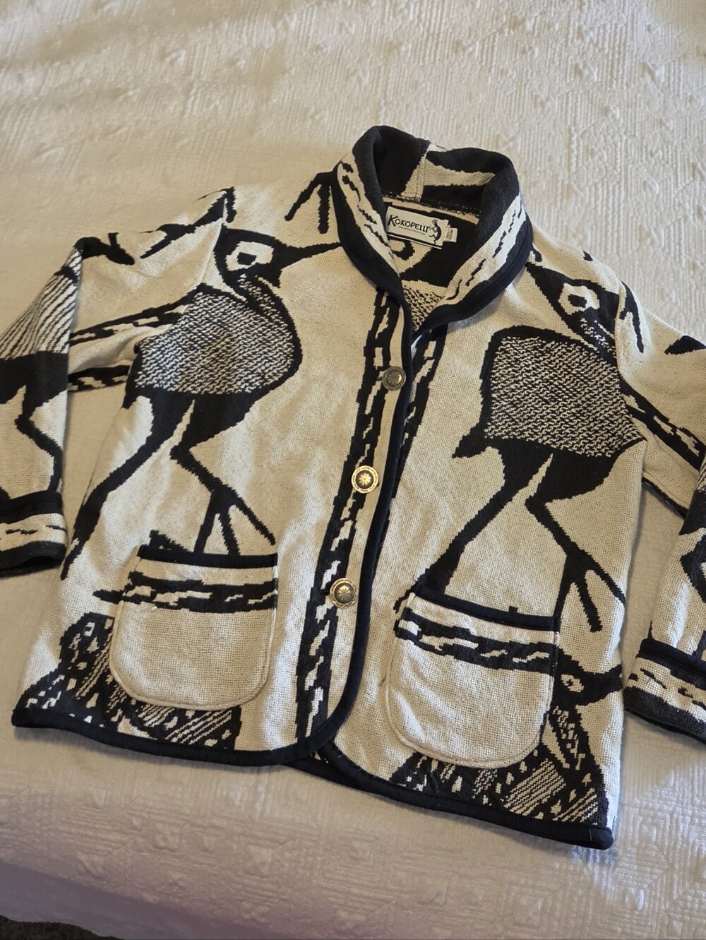 Vintage Kokopelli New Mexico Collection Cardigan